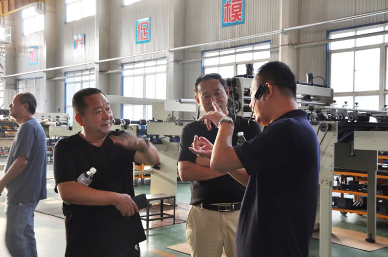 感恩有您，一路同行--熱烈歡迎保定包裝協(xié)會蒞臨信川參觀指導(dǎo)！